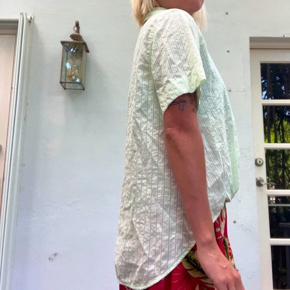 Mint green Rag & Bone blouse - Picture 3 of 5